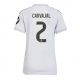 Real Madrid Daniel Carvajal #2 Replike Domaci Dres za Ženska 2025-26 Kratak Rukav